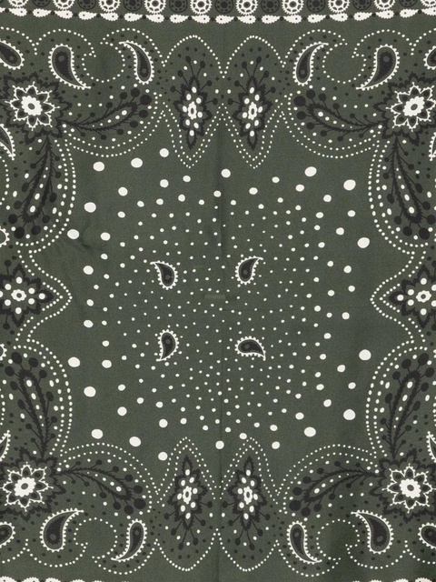 SANDRO Heritage Paisley scarf - Green - zdjęcie produktu nr 2