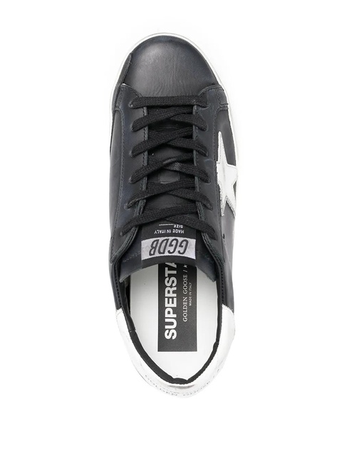 Golden Goose logo patch sneakers - Black - zdjęcie produktu nr 2