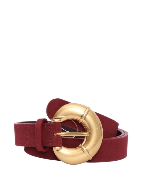 Weekend Max Mara Sebino buckled leather belt - Red - zdjęcie produktu nr 1