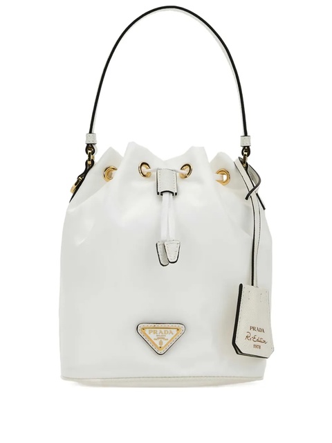 Prada drawstring bucket bag - White - zdjęcie produktu nr 1