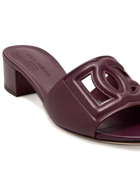 Dolce & Gabbana DNA 40mm DG-logo sandals - Purple - zdjęcie produktu nr 2