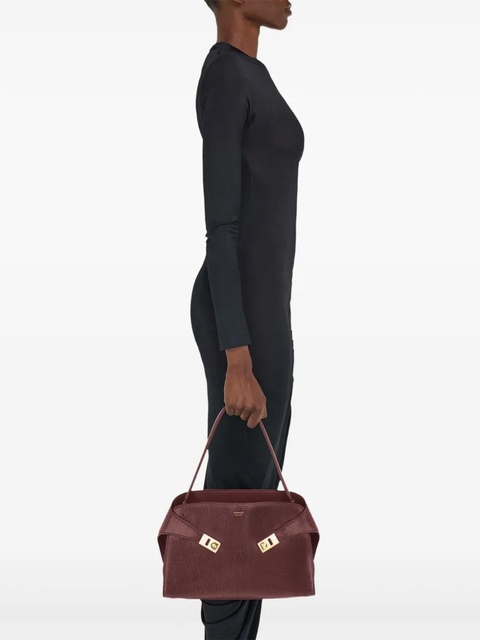 Ferragamo medium Hug leather shoulder bag - Red - zdjęcie produktu nr 1