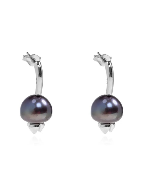 LOEWE pearl-drop earrings - Silver - zdjęcie produktu nr 2