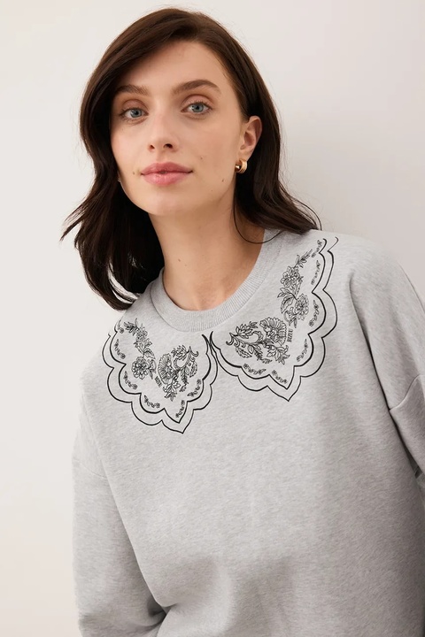 Bizuu bluza COLLIER damska kolor szary COLLIER SZARY - zdjęcie produktu nr 2
