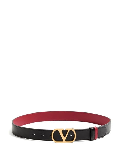 Valentino Garavani VLogo Signature reversible belt - Black - zdjęcie produktu nr 1