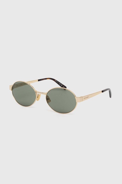 Saint Laurent okulary przeciwsłoneczne damskie kolor złoty SL 692 - zdjęcie produktu nr 2