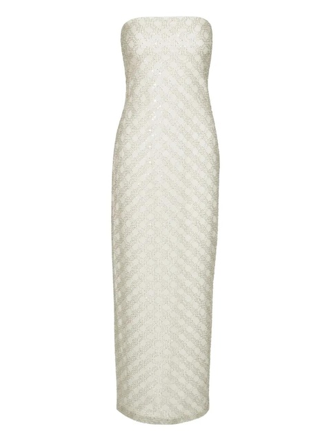 ROTATE BIRGER CHRISTENSEN sequinned dress - White - zdjęcie produktu nr 1