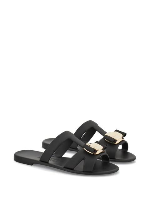 Ferragamo New Vara plate sandals - Black - zdjęcie produktu nr 2