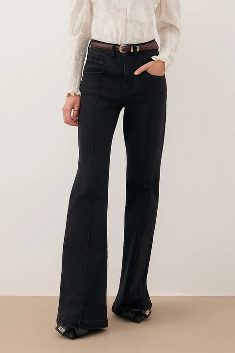 Bizuu jeansy BELINNA damskie high waist BELINNA CZARNY - zdjęcie produktu nr 2