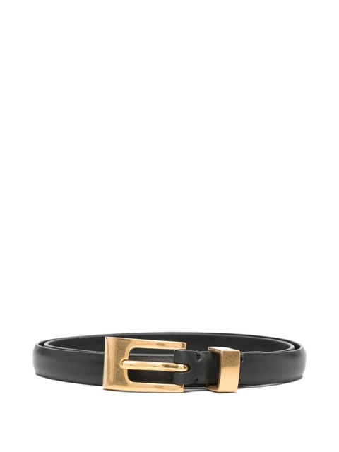 The Row Downtown buckled leather belt - Black - zdjęcie produktu nr 1