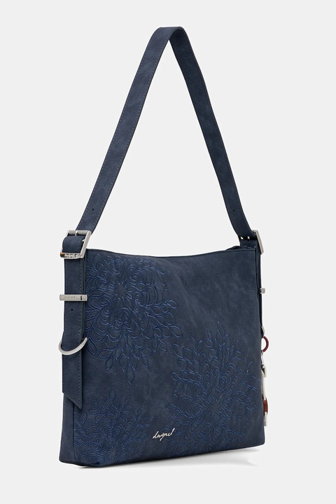 Desigual torebka SIERRA BUXTON BL kolor niebieski 25WAXPBB - zdjęcie produktu nr 2