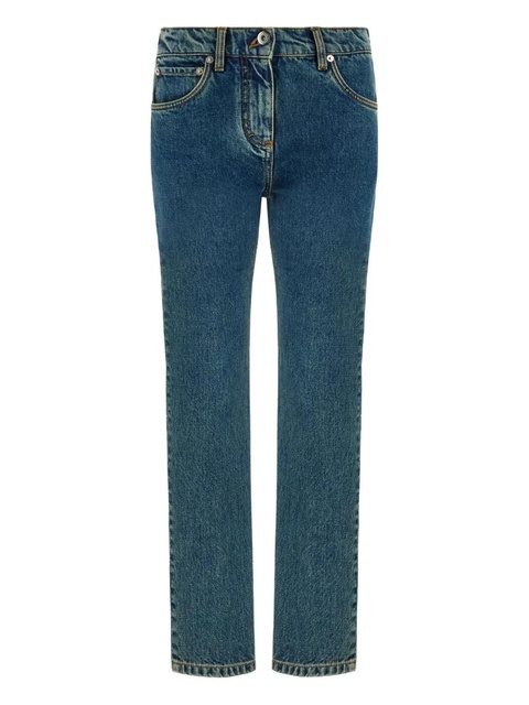 Ferragamo stonewash five-pocket jeans - Blue - zdjęcie produktu nr 1