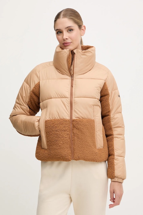 Columbia kurtka Leadbetter Point kolor brązowy zimowa 2085602 - zdjęcie produktu nr 1