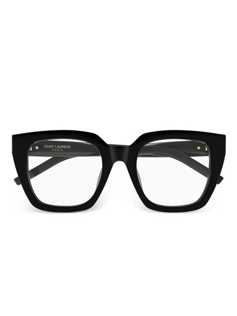 Saint Laurent Eyewear square glasses - Black - zdjęcie produktu nr 1