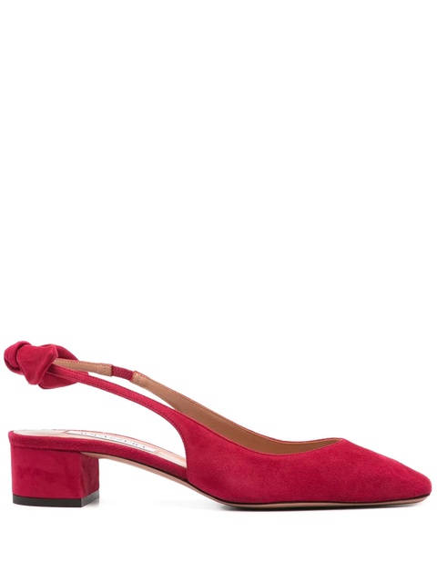 Aquazzura 35mm Very Bow Tie pumps - Pink - zdjęcie produktu nr 1