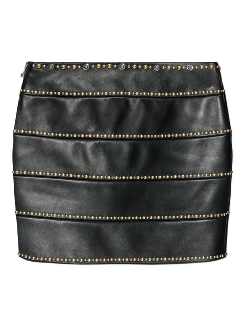 Versace studded-embellishment mini skirt - Black - zdjęcie produktu nr 1