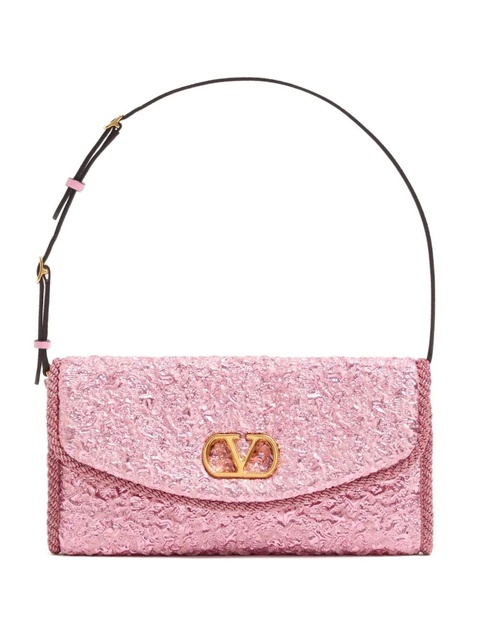 Valentino Garavani small DeVain shoulder bag - Pink - zdjęcie produktu nr 1
