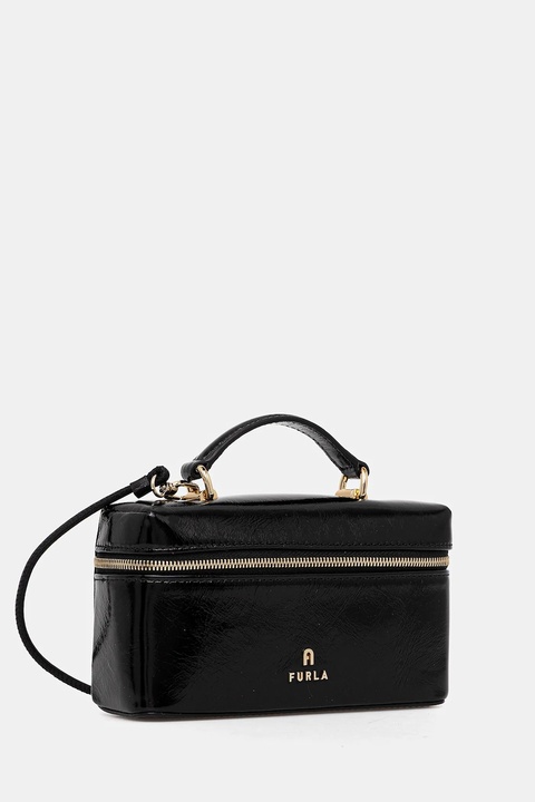 Furla torebka skórzana kolor czarny WE00625.BX4100.O6000 - zdjęcie produktu nr 2