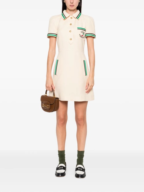 Valentino Garavani cherry-motif polo dress - Neutrals - zdjęcie produktu nr 2
