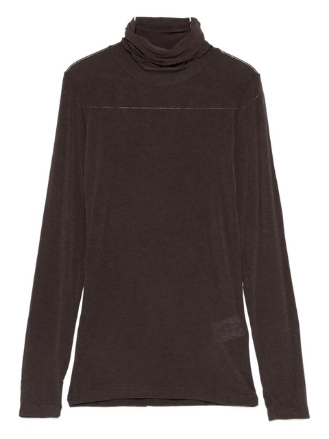 SOLOTRE long-sleeve roll-neck sweater - Brown - zdjęcie produktu nr 1