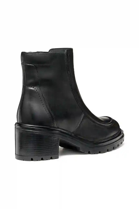 Geox botki skórzane D DAMIANA damskie kolor czarny na słupku D56QCB 00043 C9999 - zdjęcie produktu nr 2