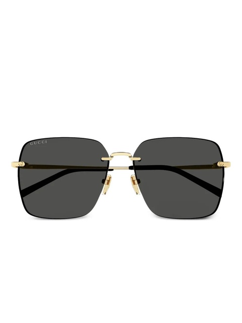 Gucci Eyewear GG1955SA square-frame sunglasses - Gold - zdjęcie produktu nr 1
