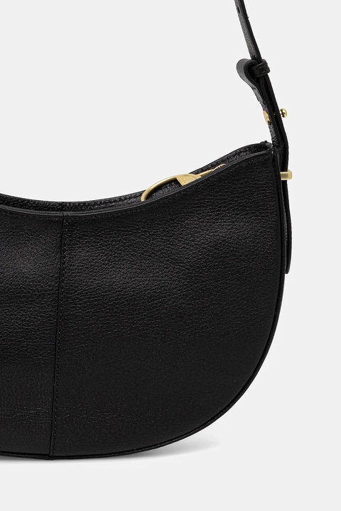 Barbour torebka skórzana kolor czarny LBA0507 - zdjęcie produktu nr 2
