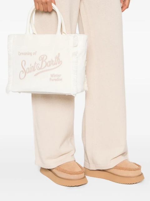MC2 Saint Barth Colette fringed tote bag - White - zdjęcie produktu nr 2