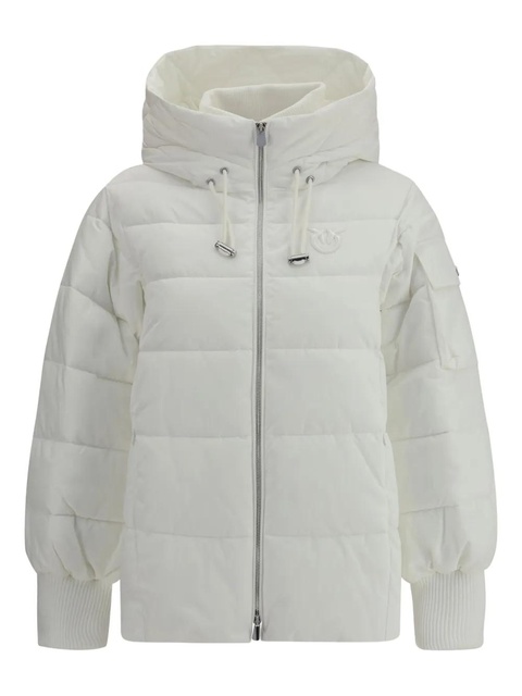 PINKO hooded quilted coat - White - zdjęcie produktu nr 1