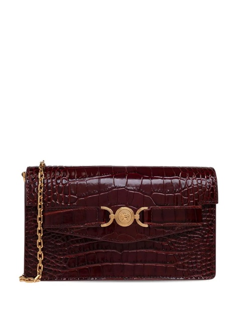 Versace Medusa '95 croc-effect mini clutch bag - Red - zdjęcie produktu nr 1