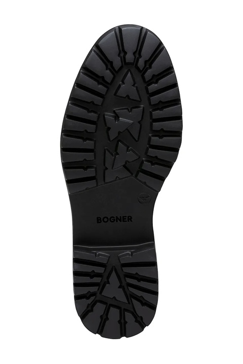 Bogner botki skórzane CHESA ALPINA L 9 A damskie kolor czarny na płaskim obcasie 22542701 - zdjęcie produktu nr 2