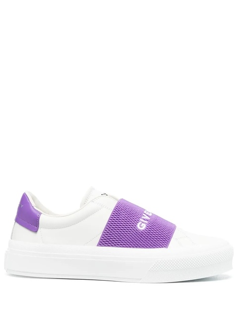 Givenchy embroidered-logo slip-on sneakers - White - zdjęcie produktu nr 1