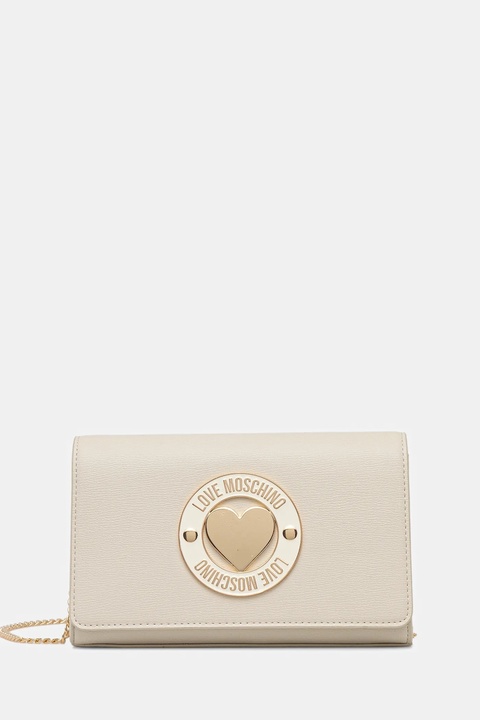 Love Moschino torebka kolor beżowy JC4368PP0NKG0110 - zdjęcie produktu nr 1