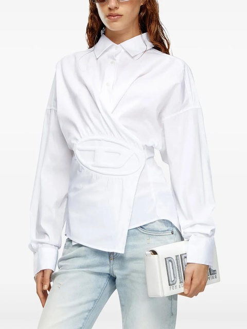Diesel Oval D-appliqué shirt - White - zdjęcie produktu nr 2