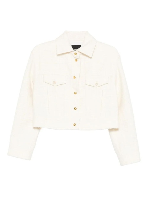 PINKO cropped tweed jacket - White - zdjęcie produktu nr 1