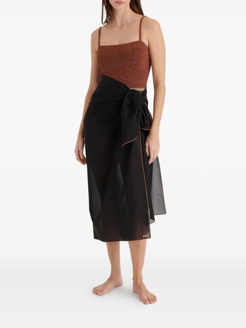 ERES Cabine wrap sarong - Black - zdjęcie produktu nr 1