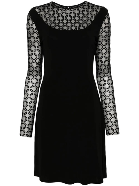Givenchy 4G flocked midi dress - Black - zdjęcie produktu nr 1