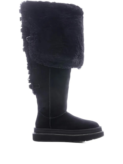 UGG x Sacai buckle-detail thigh-high boots - Black - zdjęcie produktu nr 1