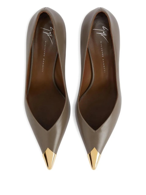 Giuseppe Zanotti 50mm Melaine pointed pumps - Brown - zdjęcie produktu nr 2