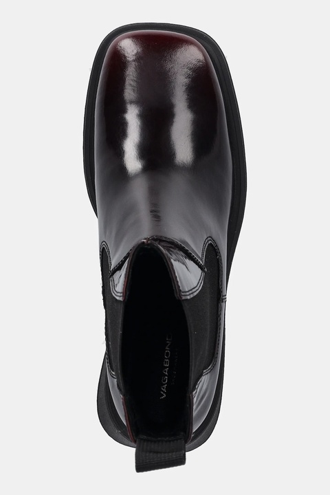 Vagabond Shoemakers sztyblety skórzane DORAH damskie kolor bordowy na słupku 5642-004-54 - zdjęcie produktu nr 1