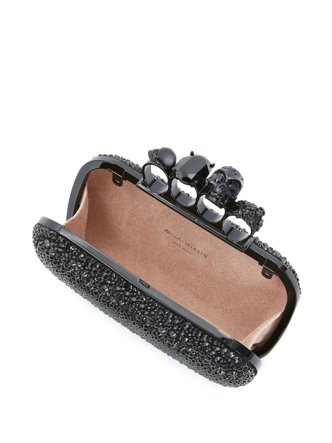 Alexander McQueen Knuckle clutch bag - Black - zdjęcie produktu nr 2