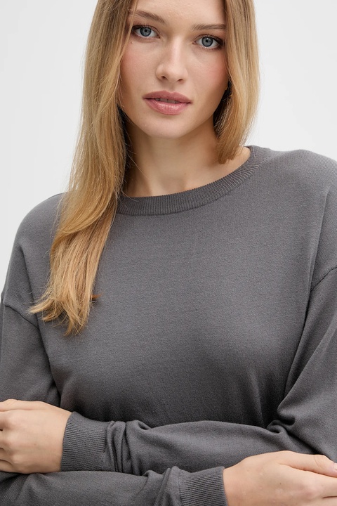 Silvian Heach sweter BENITEZ damski kolor szary GPA25553MA - zdjęcie produktu nr 2