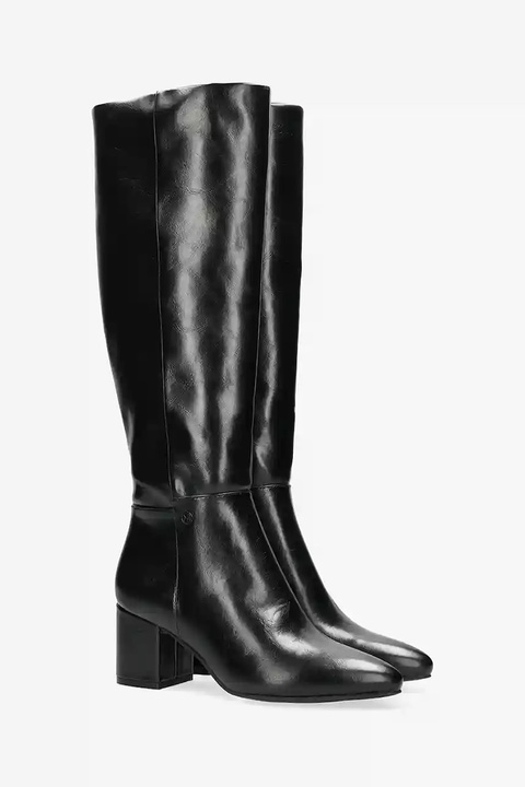 Mexx kozaki PLUCK MILA damskie kolor czarny na słupku MI001800353W - zdjęcie produktu nr 2