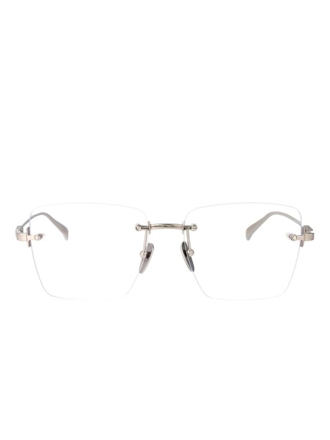Gucci Eyewear square-frame glasses - Silver - zdjęcie produktu nr 1