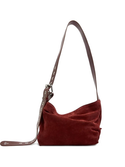 Vivienne Westwood small Maxime suede crossbody bag - Red - zdjęcie produktu nr 1