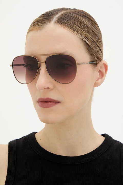 Marc Jacobs okulary przeciwsłoneczne damskie kolor brązowy MARC 865/S - zdjęcie produktu nr 1