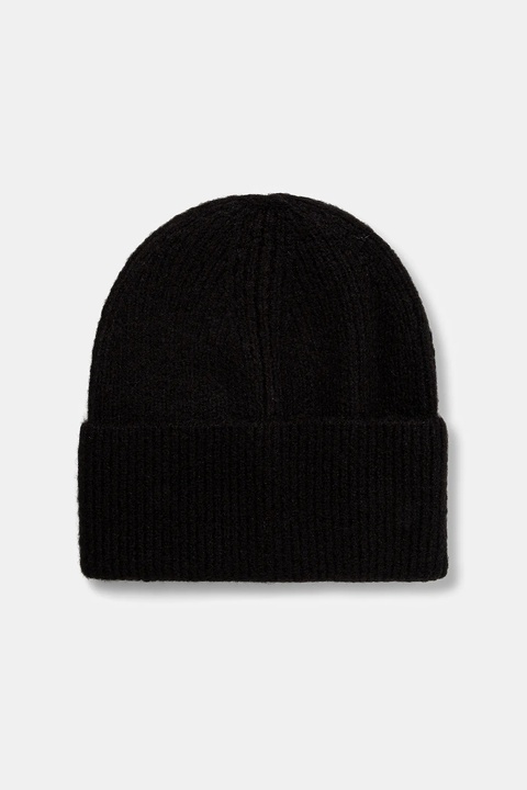 Jack Wolfskin czapka z domieszką wełny FUZZY kolor czarny A65238 - zdjęcie produktu nr 1
