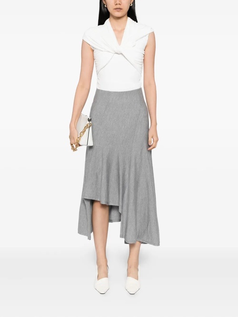 KHAITE Miranda skirt - Grey - zdjęcie produktu nr 2