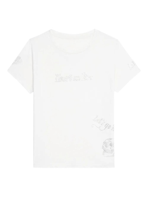 Zadig&Voltaire Alys rhinestone-embellished T-shirt - White - zdjęcie produktu nr 1
