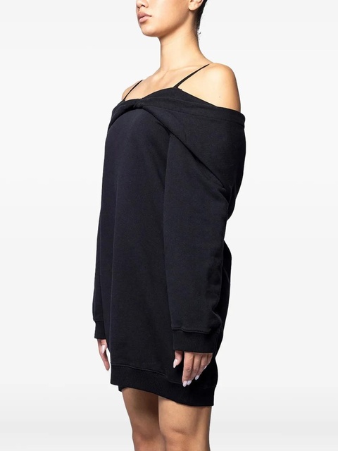 Maison Margiela off-shoulder mini dress - Black - zdjęcie produktu nr 2